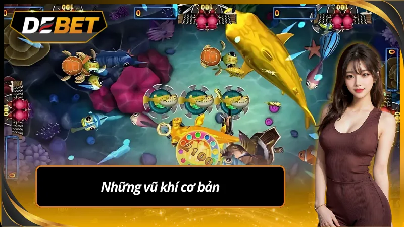 Trong cá loại vũ khí thì súng thường chỉ bắn được các loài cá nhỏ