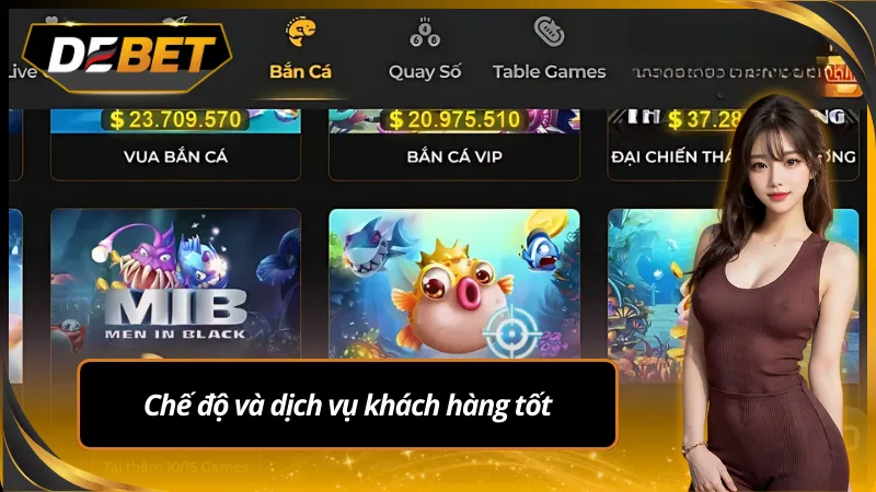 Chế độ hỗ trợ khách hàng tại bắn cá oneshot debet luôn tốt