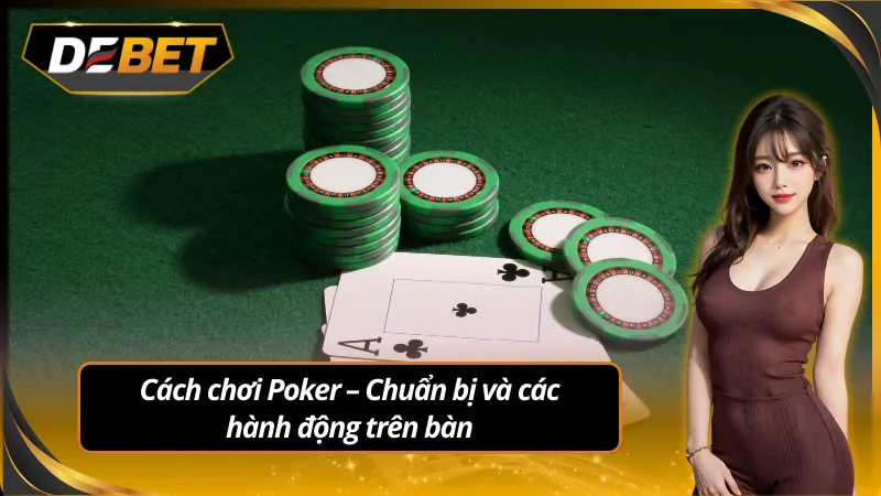 Cách chơi poker và những hành động trên bàn