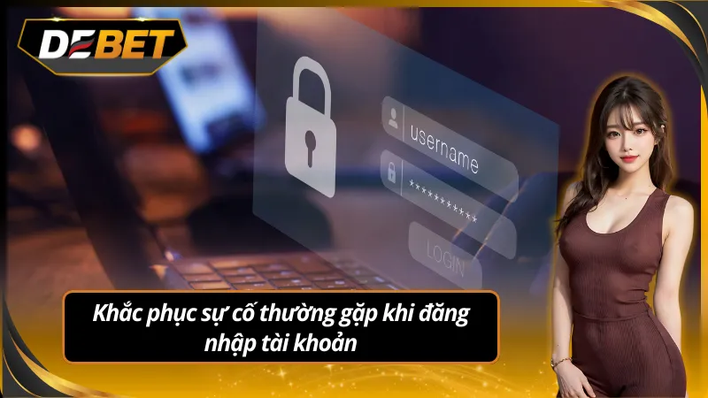 Giải quyết lỗi đăng nhập Debet để cá cược liền mạch