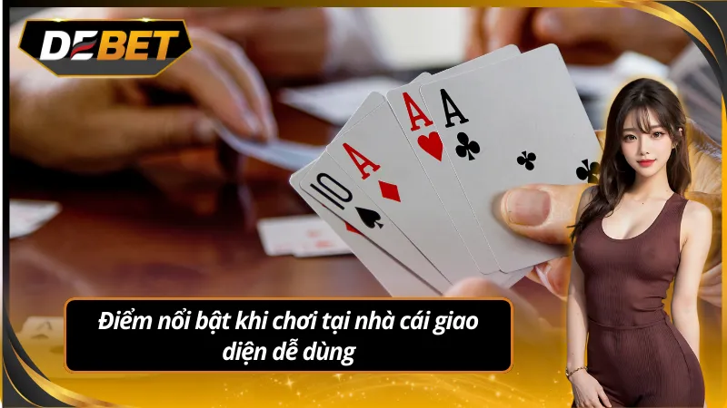 Giao diện sinh động dễ thao tác tăng trải nghiệm người chơi